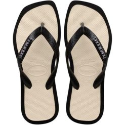 Havaianas Hav.Top Square Fusion, sandalias de mujer, Negro, 37/38 EU