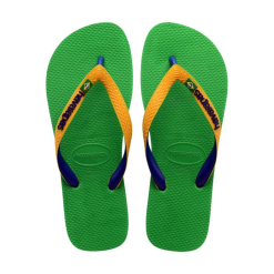 Havaianas Chanclas de dedo finas, verde hoja, 9 UK